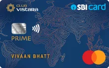 Club Vistara SBI Card