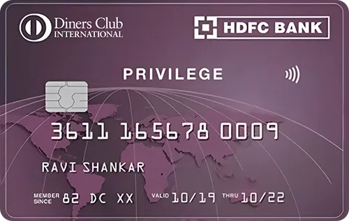 Diners Club Privilege Credit Card