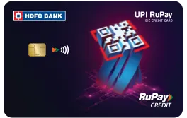 HDFC Bank UPI RuPay Biz Credit Card