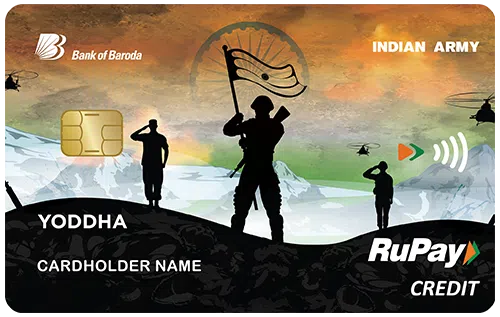 Indian Army Yoddha BoB Credit Card