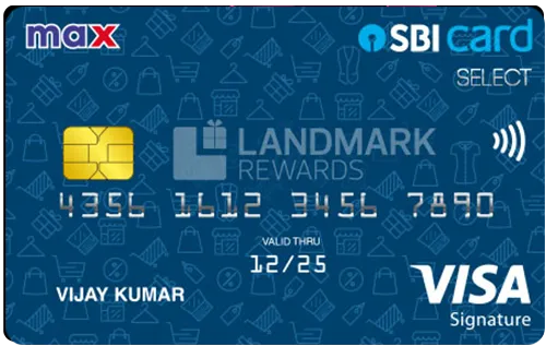 Max SBI Card SELECT