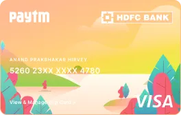 Paytm HDFC Bank Digital Credit Card