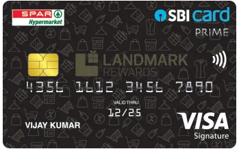 Spar SBI Card PRIME