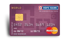 World MasterCard Credit Card